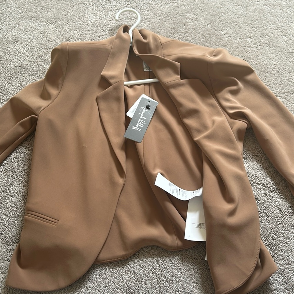 Beige brown brand new blazer size 8 by Joseph Ribkoff